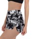 бански,гащета,дамски,бански,костюми,fundango,elderberry,swimming,shorts,black,pattern,(black)