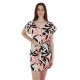 рокля,дамски,поли,и,рокли,fundango,palmetta,short,sleeve,short,dress,multicolor,(jungle)