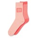 чорапи,дамски,чорапи,hugo,rs,uni,logo,cc,socks,2,pairs,light,pastel,red,(pink)