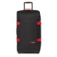 куфари,eastpak,tranverz,l,121l,trolley,bag,black,(kontrastscarlet)