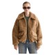 яке,дамски,якета,и,палта,scotch,&,soda,teddy,bomber,jacket,brown,(tannin)
