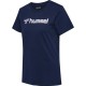 тениска,дамски,тениски,hummel,mover,cotton,short,sleeve,t,shirt,marine,(blue)