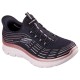 обувки,дамски,маратонки,skechers,summits,plus,soft,luster,slip,on,shoes,black,mesh,rose,gold,trim,(black)
