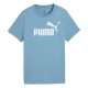 тениска,детски,тениски,puma,essentials,foundation,nº1,logo,short,sleeve,t,shirt,cool,blue,(blue)