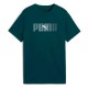 тениска,детски,тениски,puma,essentials,graphics,logo,lab,short,sleeve,t,shirt,green,terrain,(green)