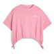 тениска,детски,тениски,puma,essentials,graphics,tweenerverse,knotted,short,sleeve,t,shirt,poised,pink,(pink)