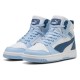маратонки,детски,маратонки,puma,rebound,v6,mid,trainers,white,dark,indigo,haute,tropic,(blue)