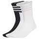 чорапи,мъжки,чорапи,adidas,originals,3,stripes,crew,socks,3,units,white,black,clear,pink,(white,black)
