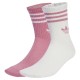 чорапи,мъжки,чорапи,adidas,originals,3,stripes,glitter,crew,socks,2,units,pink,fusion,white,(white,pink)