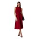 рокля,дамски,поли,и,рокли,guess,cassandra,long,dress,siren,red,(red)