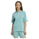 тениска,дамски,тениски,adidas,essentials,3,stripes,boyfriend,short,sleeve,t,shirt,powder,teal,white,(blue)