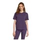 тениска,дамски,тениски,adidas,essentials,small,logo,cotton,short,sleeve,t,shirt,purple,(aurora,plum,black)