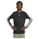тениска,детски,тениски,adidas,train,essentials,long,sleeve,t,shirt,black,white,(black)