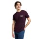 тениска,мъжки,тениски,lee,medium,wobbly,short,sleeve,t,shirt,deep,wine,(purple)