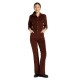 гащеризон,дамски,гащеризони,lee,western,slim,fit,long,sleeve,jumpsuit,brown,(luxe,brown)