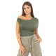 тениска,дамски,тениски,guess,w5gp46kacm2,short,sleeve,t,shirt,green,plant,(green)