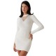 рокля,дамски,поли,и,рокли,guess,w5rk14z2y50,long,sleeve,short,dress,white