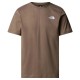 тениска,мъжки,тениски,дамски,тениски,the,north,face,redbox,nse,short,sleeve,t,shirt,brown,(mocha,brown,mushroom,green)