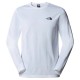 тениска,мъжки,тениски,дамски,тениски,the,north,face,simple,dome,long,sleeve,t,shirt,white,(tnf,white)