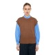 потник,дамски,пуловери,дамски,плетени,дрехи,second,female,audre,knitted,vest,brown,(garnet)