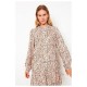 дамски,блузи,дамски,ризи,second,female,lotus,long,sleeve,blouse,multicolor,(brown)