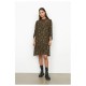 рокля,дамски,поли,и,рокли,second,female,simone,3,4,sleeve,dress,green,(multicolor)
