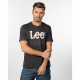 тениска,мъжки,тениски,lee,logo,short,sleeve,t,shirt,black,(black)