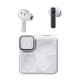 слушалки,слушалки,qcy,melobuds,neo,t31,wireless,earphones,white
