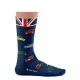 чорапи,мъжки,чорапи,heel,tread,mini,socks,blue