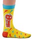 чорапи,дамски,чорапи,sock,affairs,david,bowie,lightning,yellow,socks,yellow