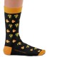 чорапи,дамски,чорапи,sock,affairs,orange,lemons,socks,orange,(black)