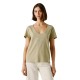 тениска,мъжки,тениски,дамски,тениски,pepe,jeans,megan,short,sleeve,v,neck,t,shirt,green,(light,khaki,green)