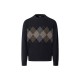 блуза,мъжки,пуловери,hackett,argyle,sweater,blue,black,(navy)