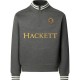блуза,мъжки,пуловери,hackett,heritage,crest,half,zip,sweatshirt,dark,grey,marl,(grey)
