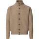 жилетка,мъжки,пуловери,hackett,honeycomb,cardigan,brown,(putty,beige)