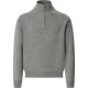 блуза,мъжки,пуловери,hackett,lambswool,half,zip,sweater,metal,grey,(grey)