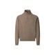 блуза,мъжки,пуловери,hackett,lambswool,cable,half,zip,sweater,brown,(malt,beige)