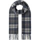 шал,ръкавици,шапки,и,шалове,hackett,plaid,logo,scarf,granite,grey,(grey)