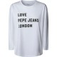 тениска,дамски,тениски,pepe,jeans,blanche,long,sleeve,t,shirt,white,(white)