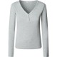 тениска,дамски,тениски,pepe,jeans,bume,long,sleeve,t,shirt,marl,grey,(grey)