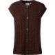 потник,дамски,пуловери,дамски,плетени,дрехи,pepe,jeans,caresse,knitted,vest,chocolate,brown
