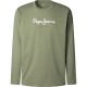 тениска,мъжки,тениски,pepe,jeans,eggo,long,n,long,sleeve,t,shirt,green,(military,green)