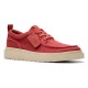 обувки,мъжки,обувки,clarks,shoes,polden,loafers,red,(red,canvas)