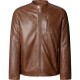 яке,мъжки,якета,pepe,jeans,joey,leather,jacket,toffee,brown