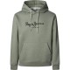 суичър,мъжки,пуловери,pepe,jeans,macbeth,melange,hoodie,military,green,(green)