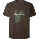 тениска,мъжки,тениски,pepe,jeans,murphy,short,sleeve,t,shirt,dark,brown