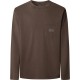 тениска,мъжки,тениски,дамски,тениски,pepe,jeans,thor,long,sleeve,t,shirt,brown,(dark,brown)