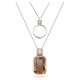 бижутерия,swarovski,5622784,necklace,golden,(grey)