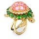 бижутерия,swarovski,5657289,ring,golden,(multicolor)