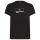 тениска,мъжки,тениски,дамски,тениски,karl,lagerfeld,jeans,outline,logo,slim,fit,short,sleeve,t,shirt,black,(black)